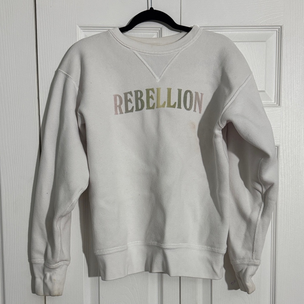 Isabel Marant White Crew Neck Sweater